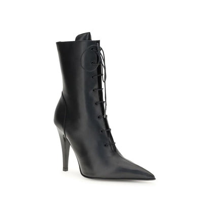 Alexander McQueen Leather Ankle Boots