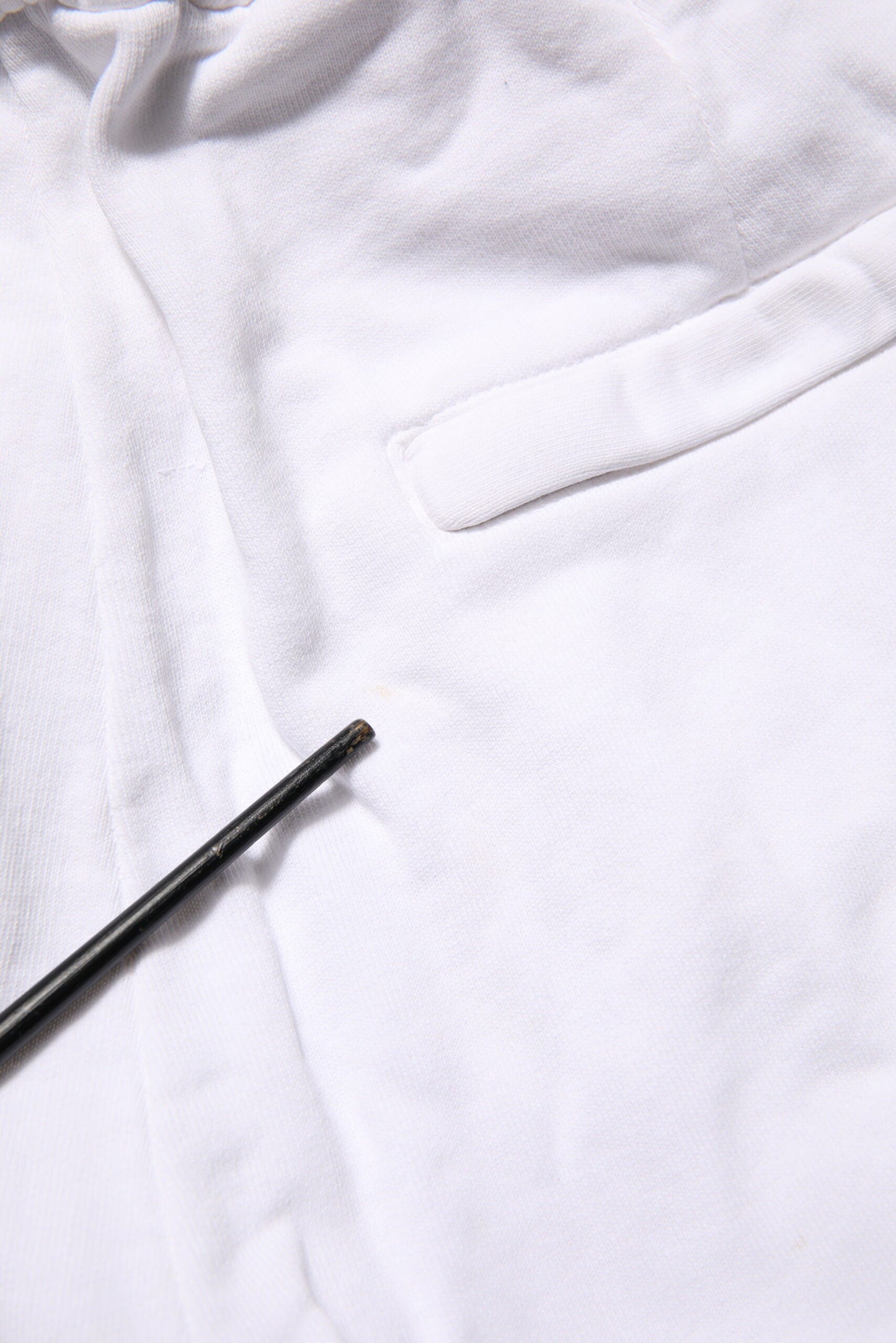 Dolce & Gabbana White Cotton Cargo Trousers Logo Patch Pants