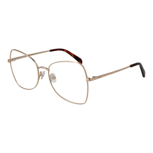 Emilio Pucci Gold Women Glasses Frame