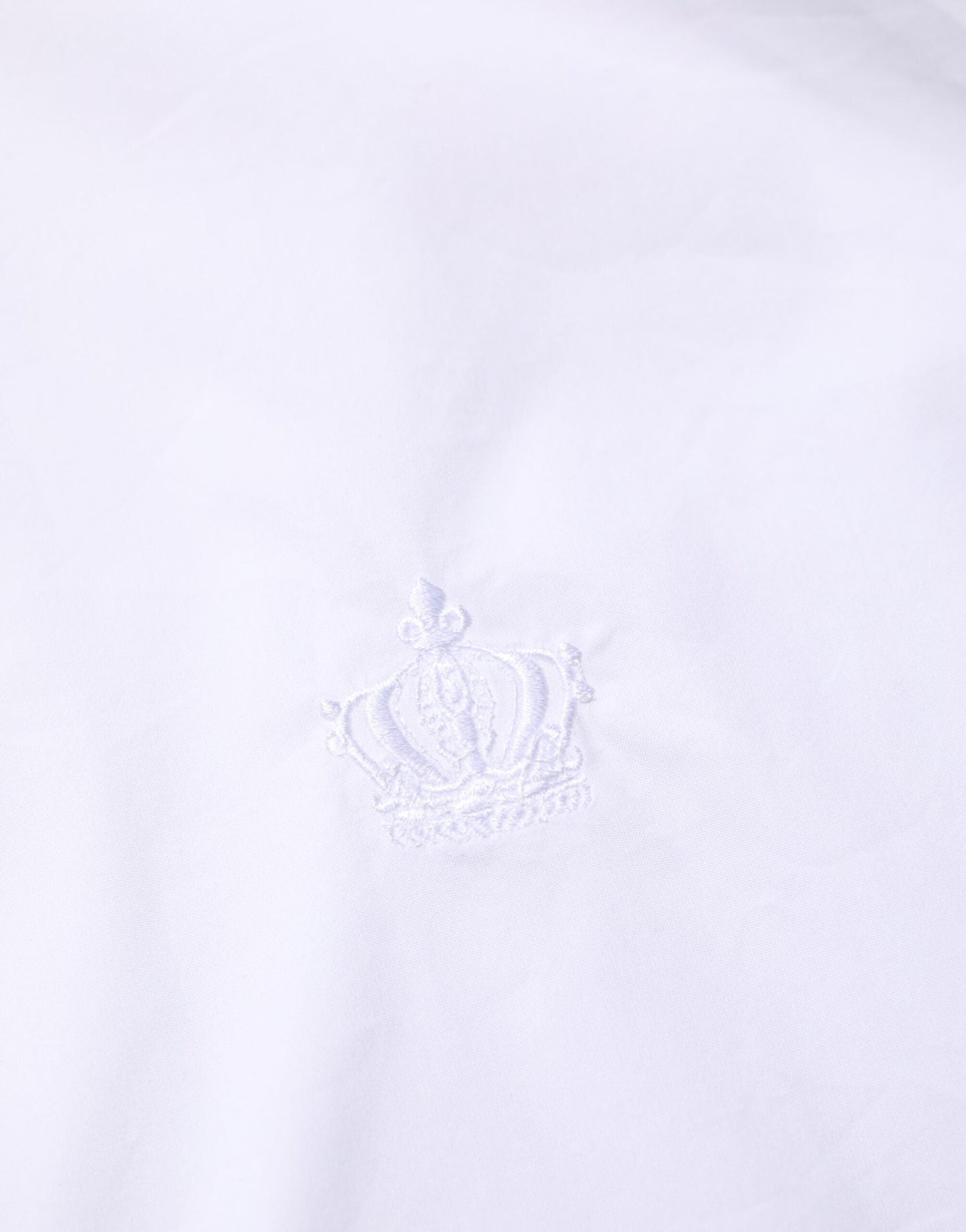 Dolce & Gabbana White Cotton MARTINI Formal Men Dress Shirt