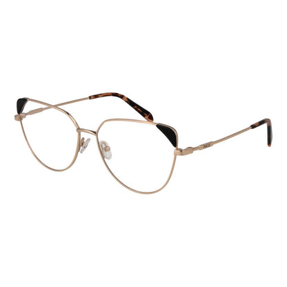 Emilio Pucci Gold Women Glasses Frame