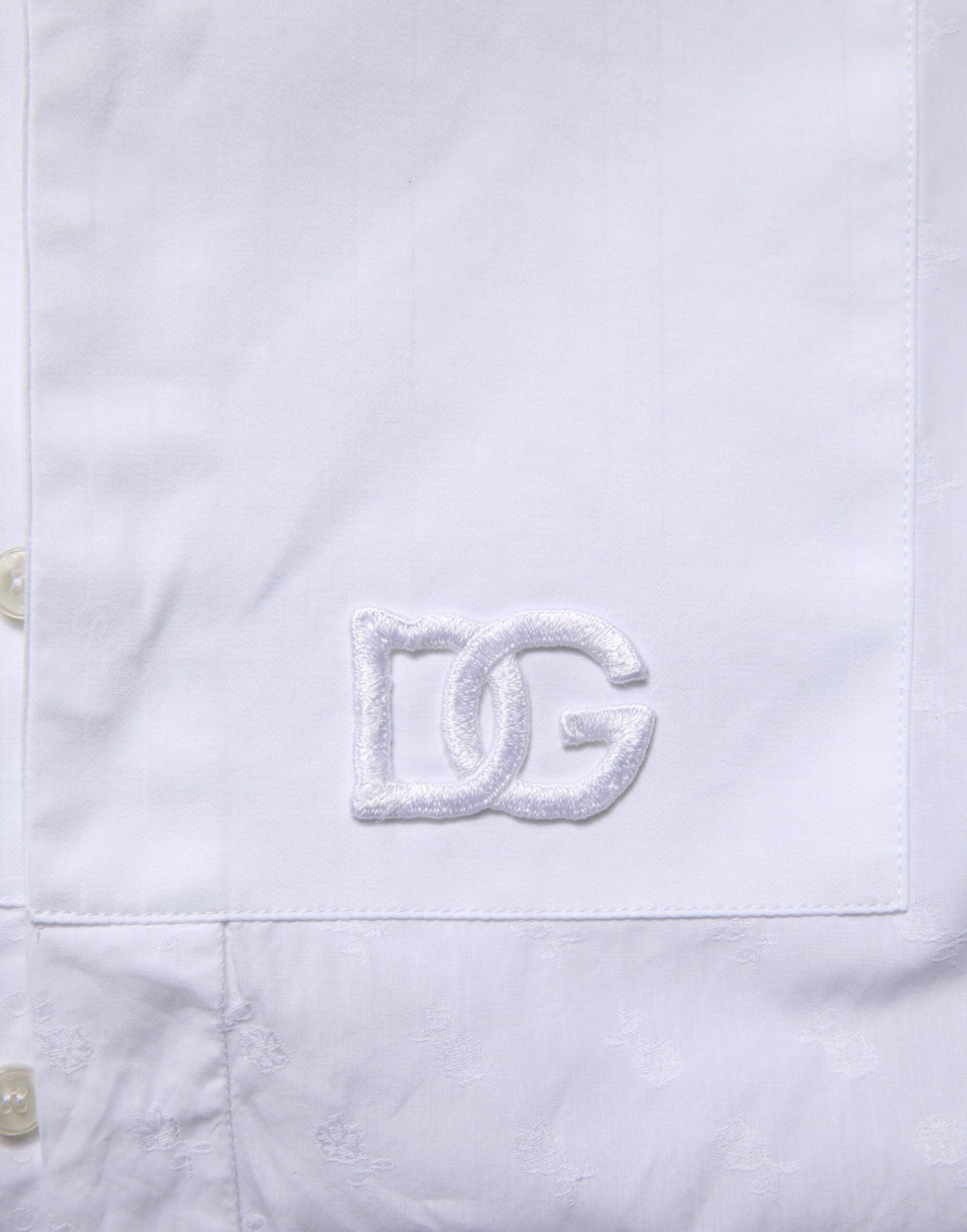 Dolce & Gabbana White Cotton MARTINI Bib Formal Dress Shirt