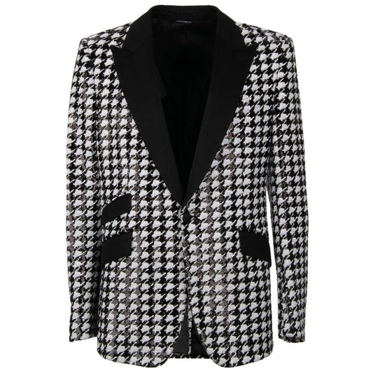 Dolce & Gabbana Black Polyester Blazer