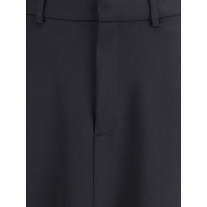 Balenciaga Godet Maxi Skirt in virgin wool
