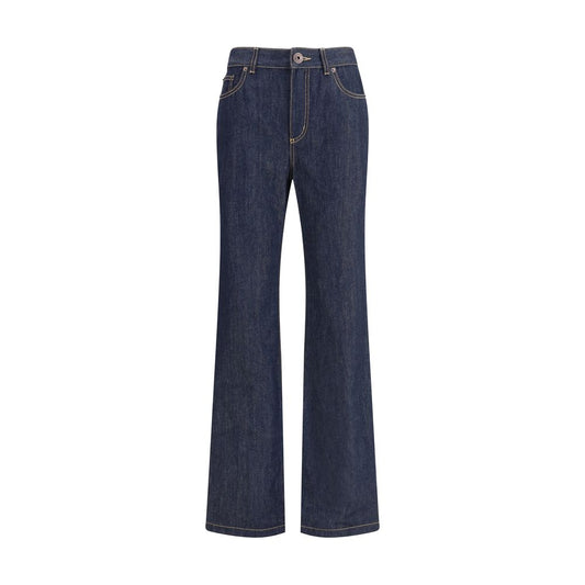 Alexander McQueen Denim Jeans feature a straight leg