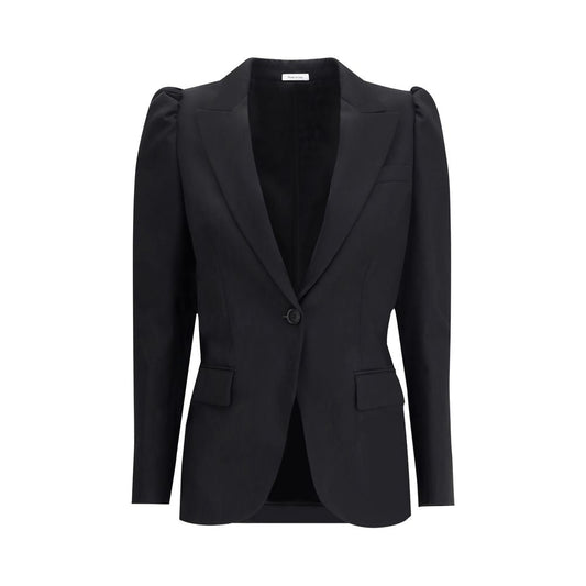 Alexander McQueen Black single-breasted jacket