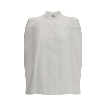Alexander McQueen White Shirt with mandarin collar