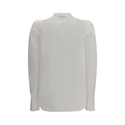 Alexander McQueen White Shirt with mandarin collar