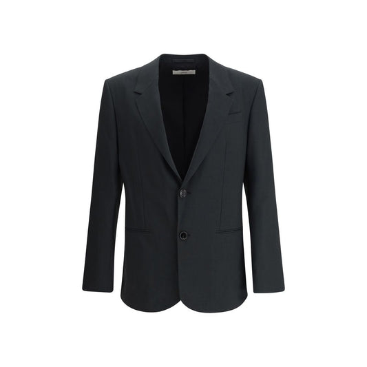 Ami Paris Single-breasted Jacket in virgin wool