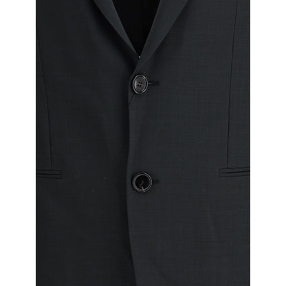 Ami Paris Single-breasted Jacket in virgin wool