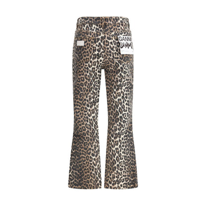 Ganni Animal print Pants