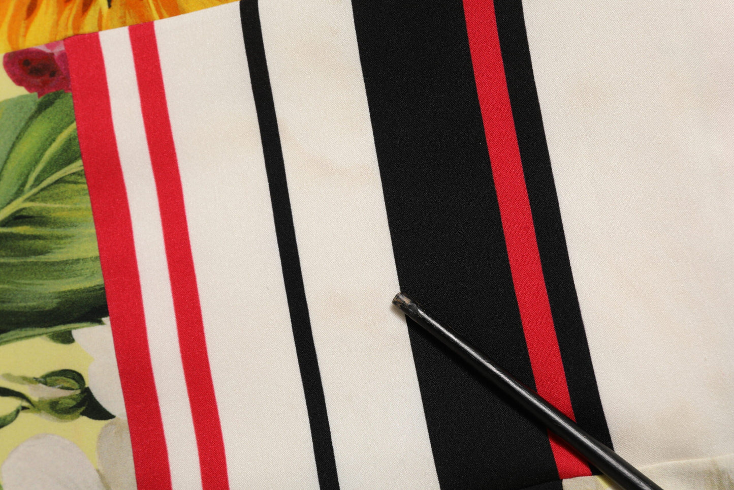 Dolce & Gabbana Multicolor Pachwork Charmeuse Floral Shift Dress