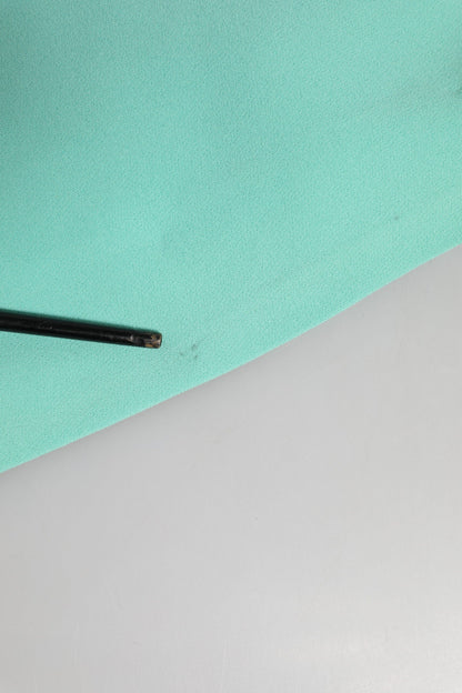 Dolce & Gabbana Green Viscose Sleeveless Sheath Midi Dress