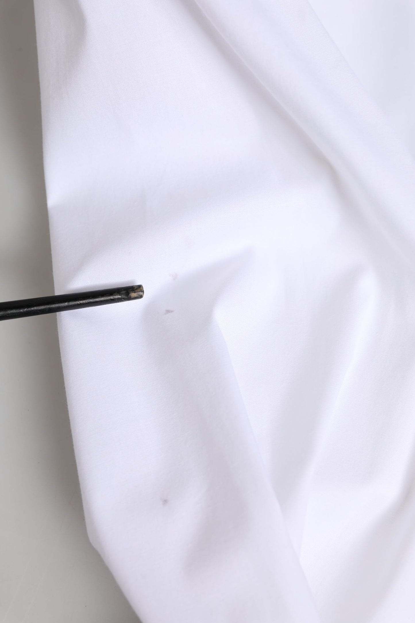 Dolce & Gabbana White Cotton Collared Buttoned Dress Shirt Top