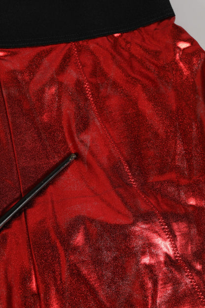 Dolce & Gabbana Red Polyester High Waist Girdle Women Underwear