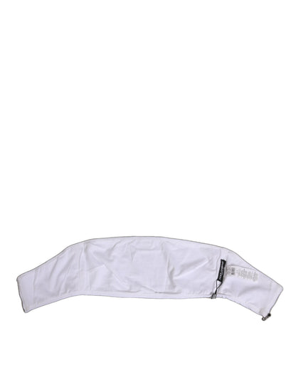 Dolce & Gabbana White Nylon Strapless Corset Top Underwear