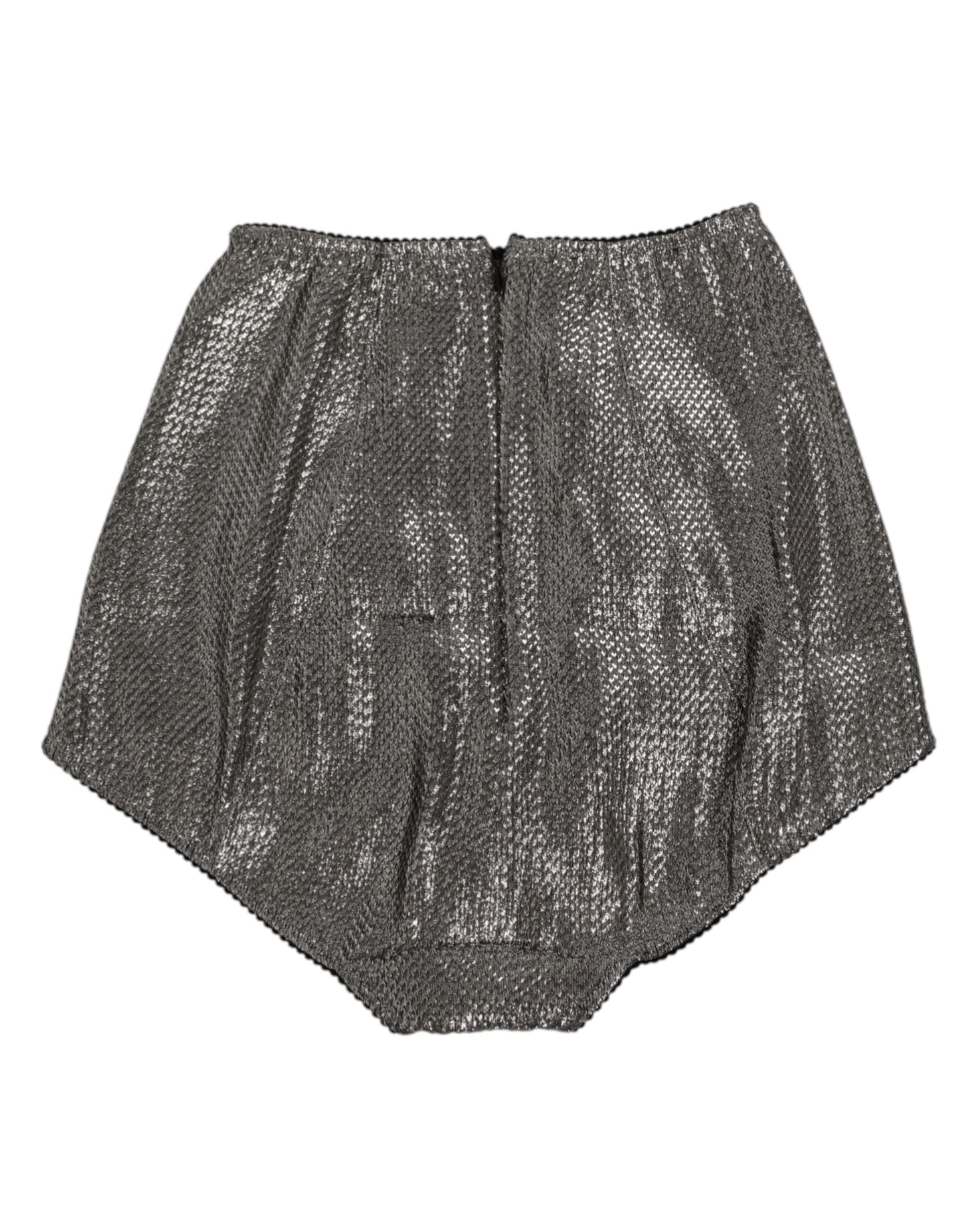 Dolce & Gabbana Gray Silk Stretch Slip Girdle Panty Underwear