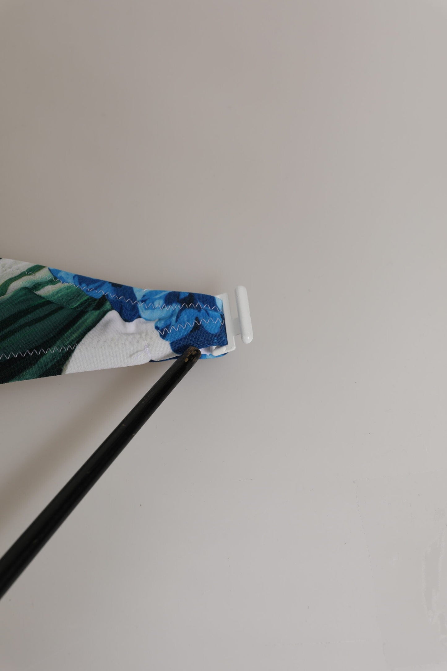 Dolce & Gabbana White Floral Swimsuit 2 Piece Top Bottom Swimwear