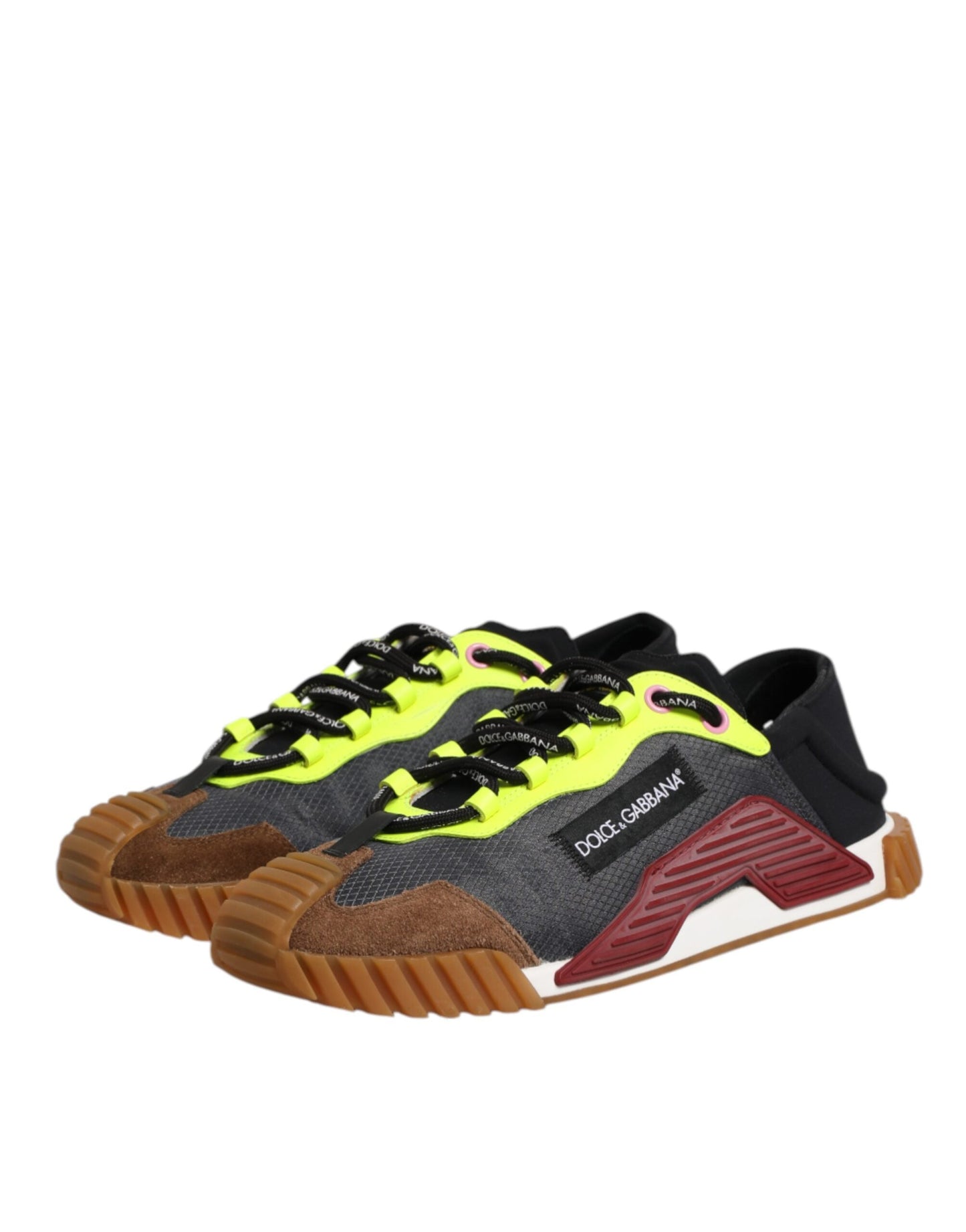 Dolce & Gabbana Multicolor Nylon Low Top NS1 Sneakers Shoes