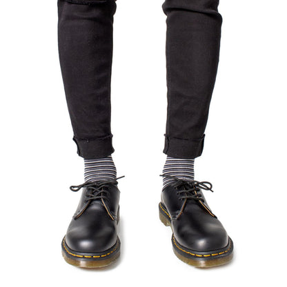 Dr. Martens Black Leather Oxfords And Derby