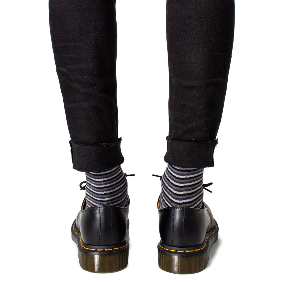 Dr. Martens Black Leather Oxfords And Derby