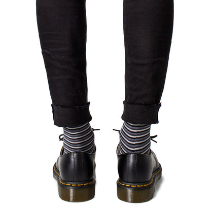 Dr. Martens Black Leather Oxfords And Derby