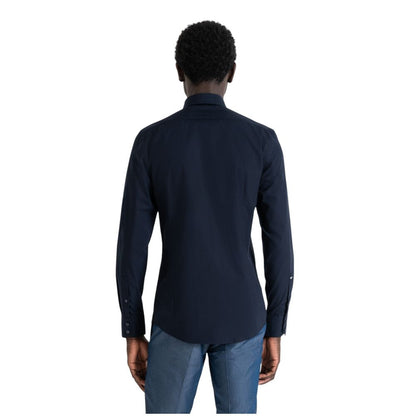 Antony Morato Blue Cotton Shirt
