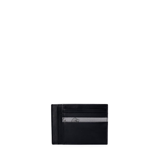 Alviero Martini Prima Classe Gray Leather Cardholder