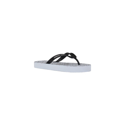 Armani Exchange White Rubber Flip-Flop Sandal