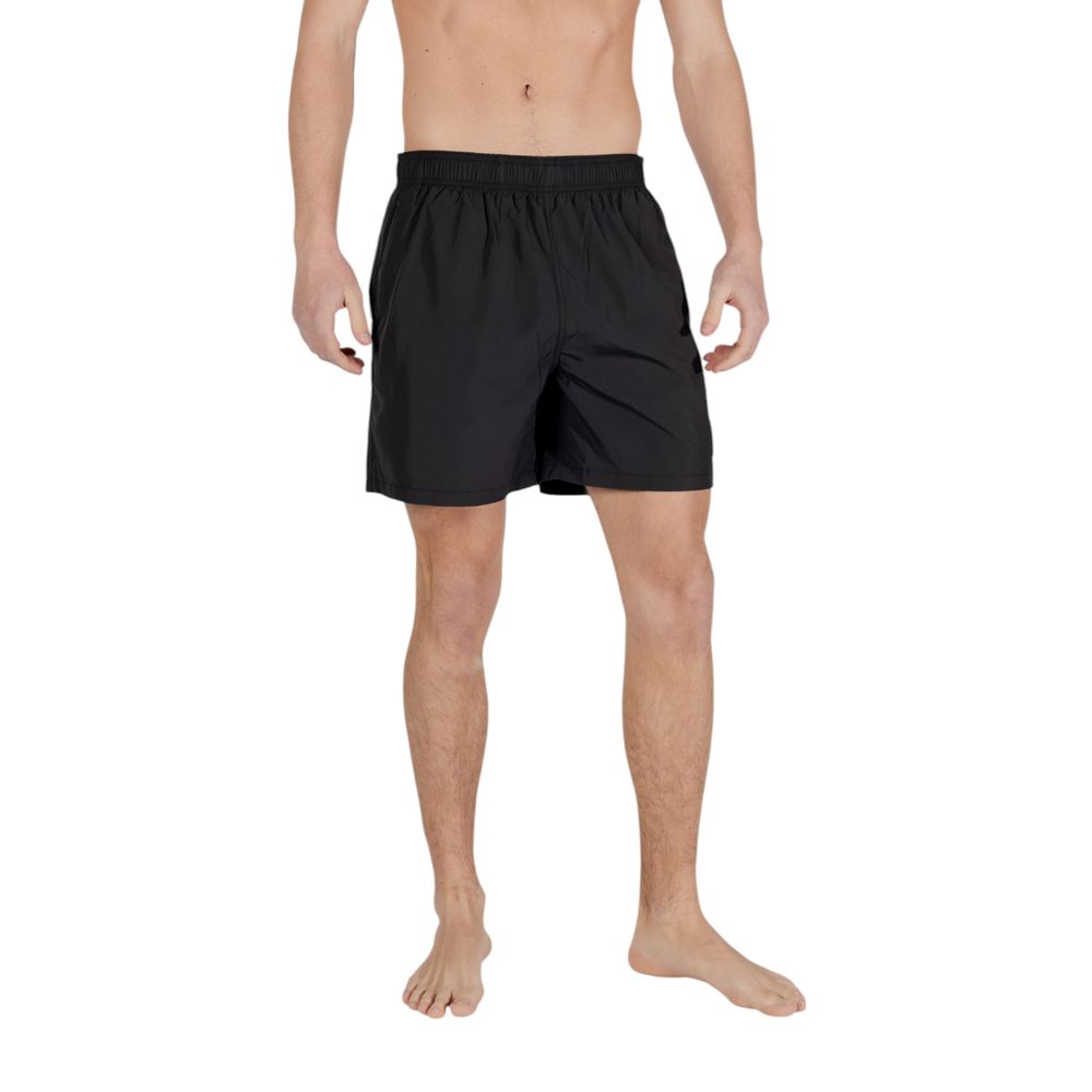 Armani Exchange Black Polyester Swim Short