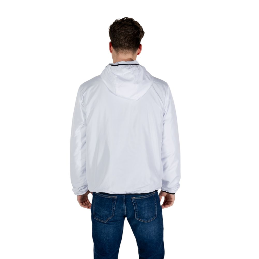EA7 Emporio Armani White Polyester Jackets & Coat