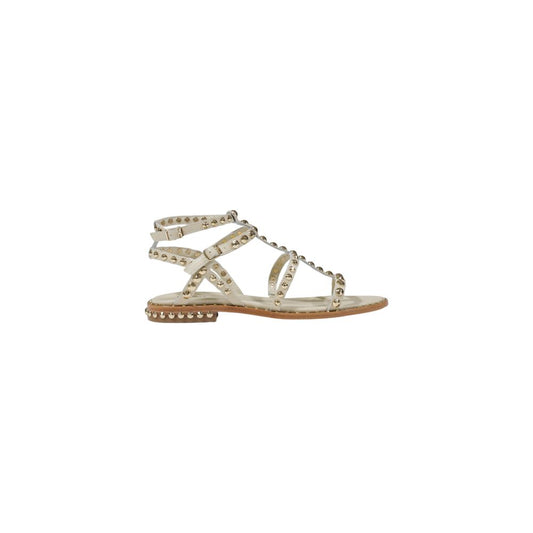 ASH Beige Leather Sandal