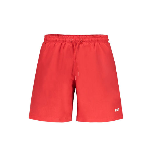 Fila Red Polyester Swimwear