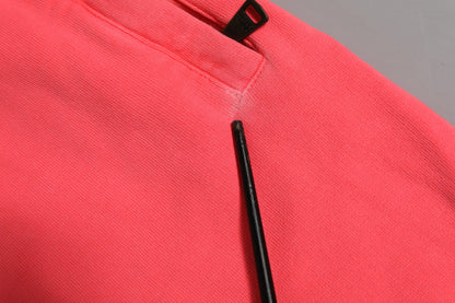 Dolce & Gabbana Neon Red Cotton Jogger Men Sweatpants Pants