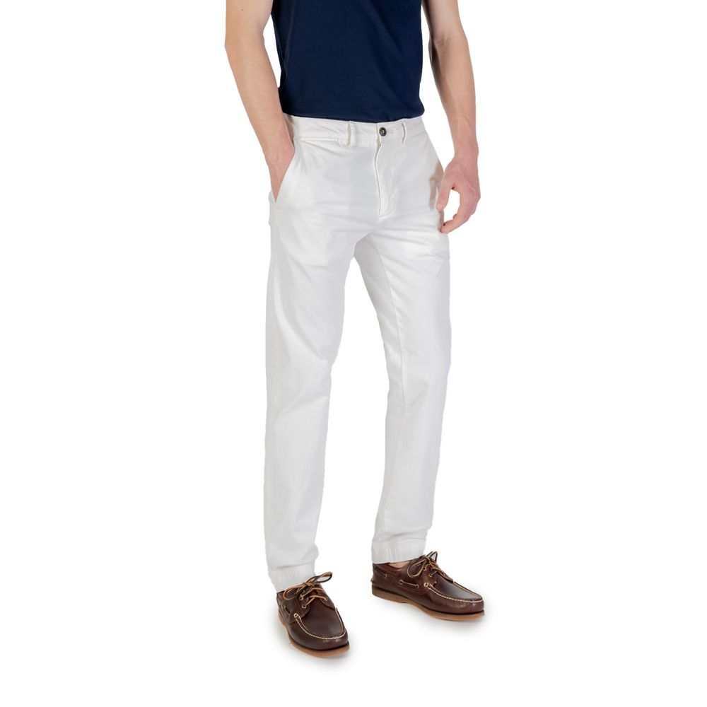 Borghese White Cotton Skinny Pant
