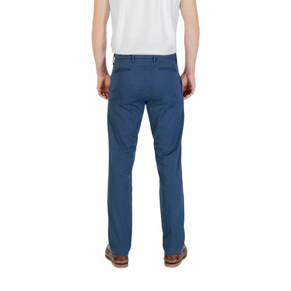 Borghese Blue Cotton Skinny Pant