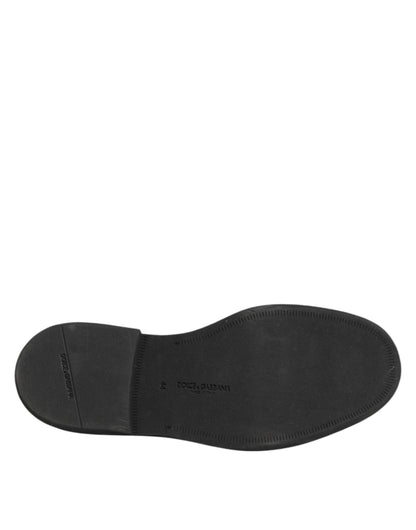 Dolce & Gabbana Brown Leather Lace Up Dress Men Oxford Shoes