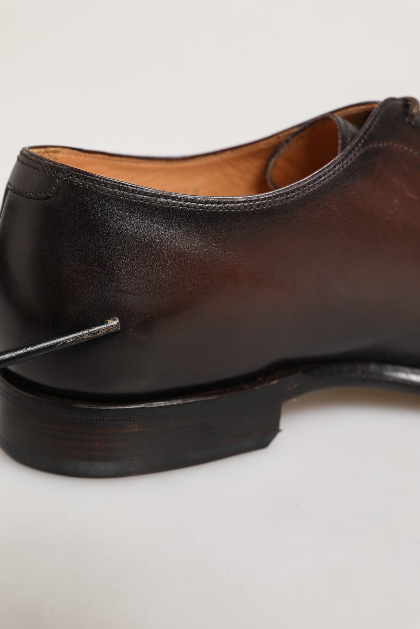 Dolce & Gabbana Brown Leather Lace Up Dress Men Derby Shoes