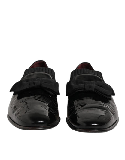 Dolce & Gabbana Leather Loafers Men Formal Dress Shoes