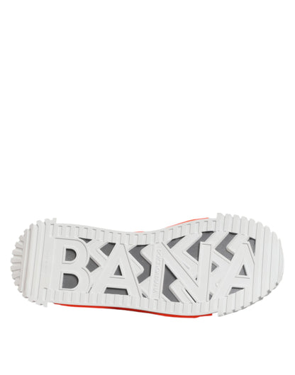 Dolce & Gabbana Multicolor Cotton Low Top NS1 Sneakers Shoes