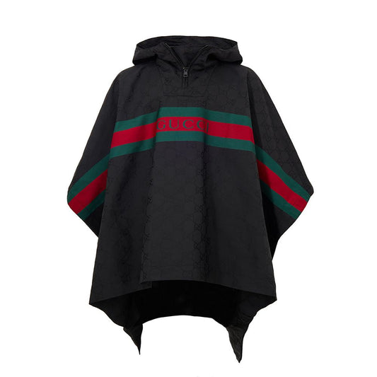 Gucci Black Polyester Trench Coat