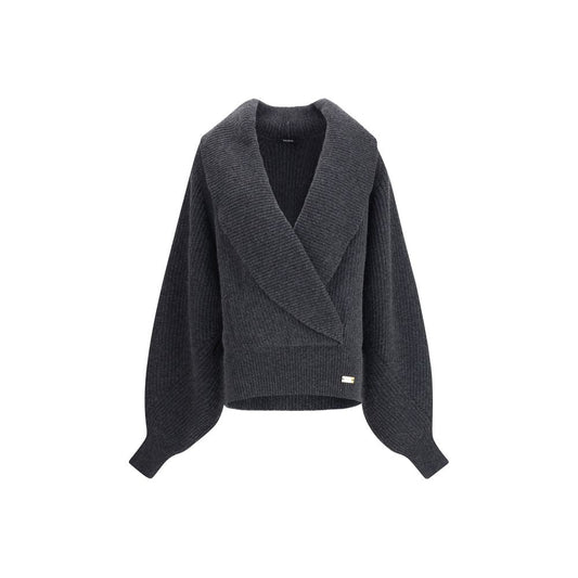 Balmain Oversized wrap-effect Sweater