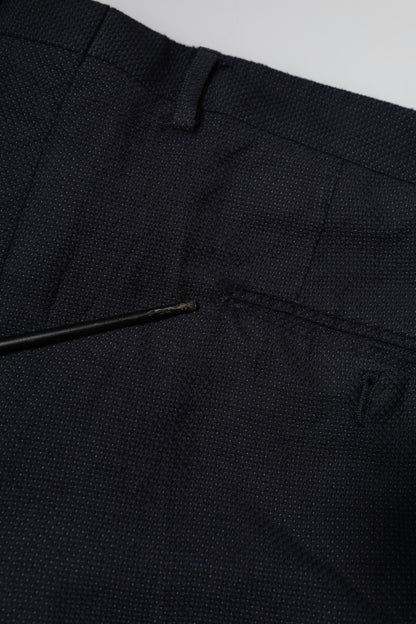 Dolce & Gabbana Gray Wool Formal Dress Men Trousers Pants