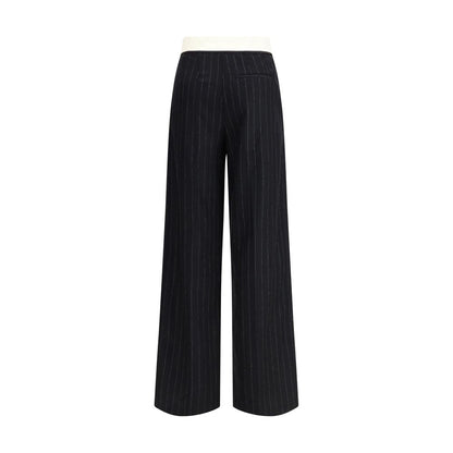 Forte_Forte Sartorial high-waisted pinstripe wool-blend Trousers