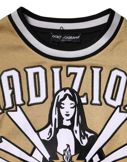 Dolce & Gabbana Multicolor Tradizione E Devotion Sweatshirt Sweater