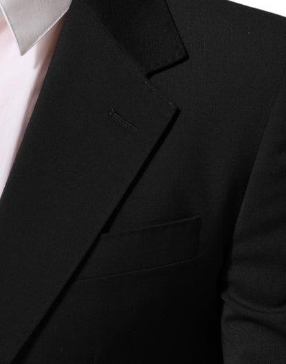 Dolce & Gabbana Black STAFF 2 Buttons Suit Jacket Blazer