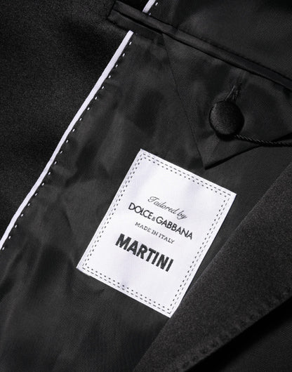 Dolce & Gabbana Black MARTINI Double-Breasted Suit Blazer