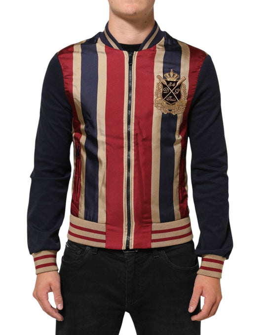 Dolce & Gabbana Multicolor #DGMillennials Full Zip Bomber Jacket