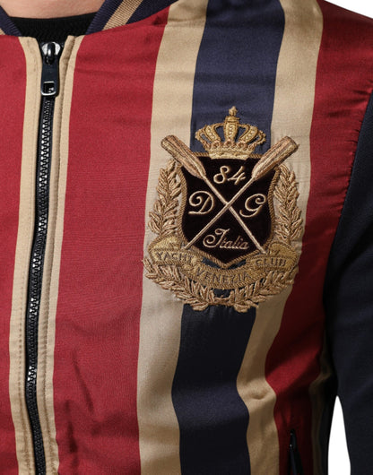 Dolce & Gabbana Multicolor #DGMillennials Full Zip Bomber Jacket
