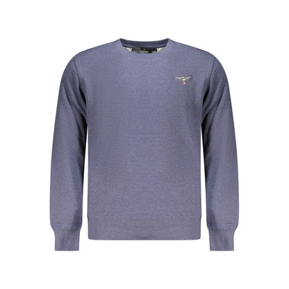 Accademia Militare Blue Cotton Men Sweater